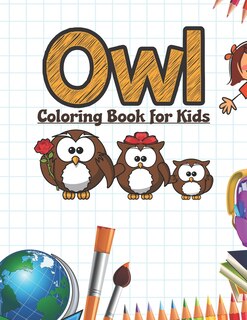 Couverture_Owl Coloring Book for Kids