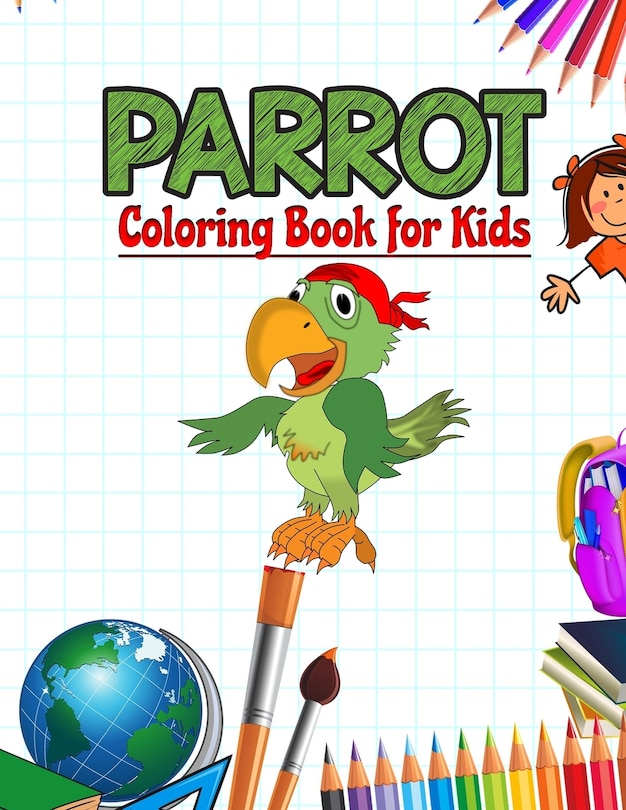 Couverture_Parrot Coloring Book for Kids