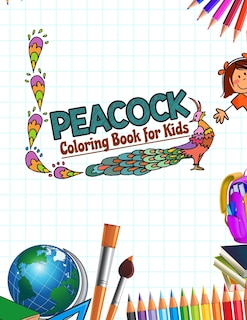 Couverture_Peacock Coloring Book for Kids