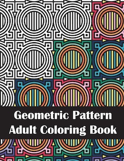 Front cover_Geometric Pattern Adult Coloring Book