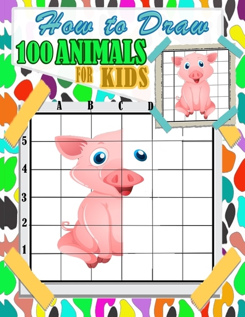 Front cover_How To Draw Animals For Kids