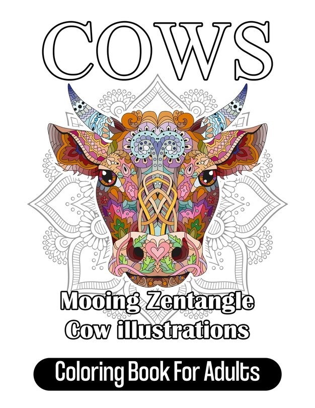 Couverture_Cows Coloring Book For Adults