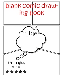 Front cover_blank comic drawing book