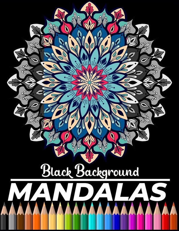 Front cover_Mandalas Black background