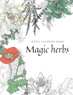 Magic herbs: Wicca coloring book