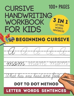 Front cover_Cursive Handwriting Workbook For Kids