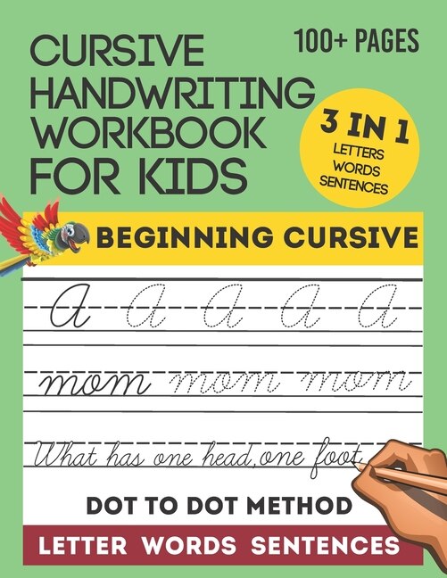 Front cover_Cursive Handwriting Workbook For Kids