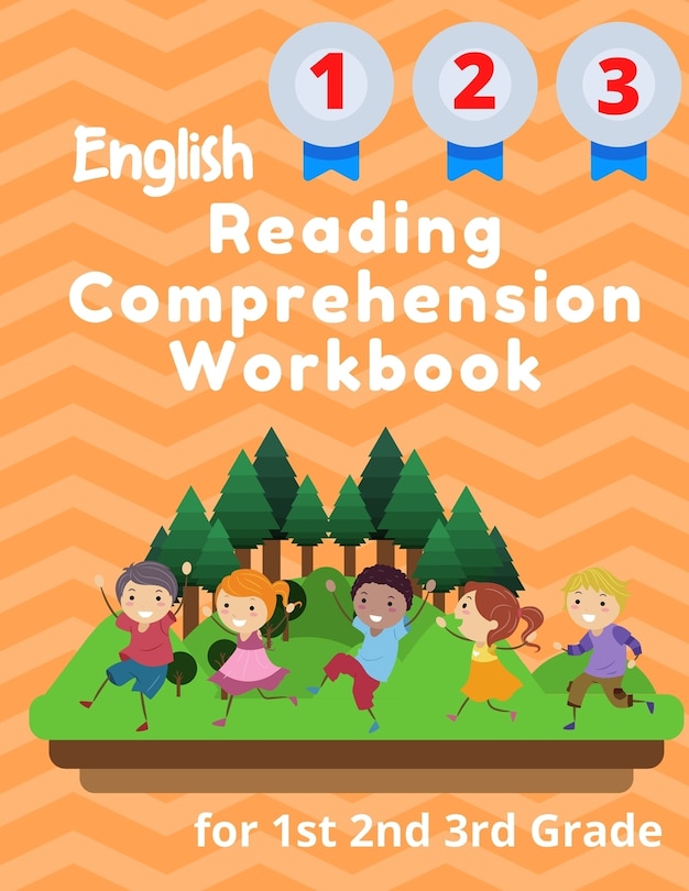 Front cover_English Reading Comprehension Workbook for 1st 2nd 3rd Grade
