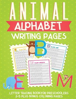 Front cover_Animal Alphabet Writing Pages