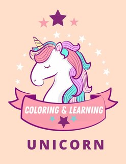 Front cover_Unicorn Coloring and Learning