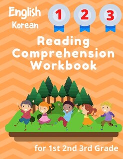 Front cover_English Korean Reading Comprehension Workbook for 1st 2nd 3rd Grade