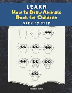 Front cover_Learn How to draw Animals Book for Children