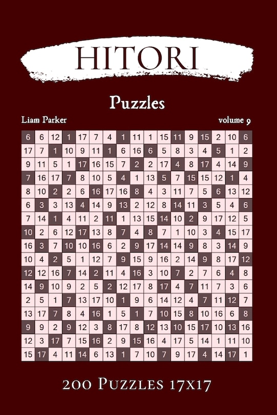 Couverture_Hitori Puzzles - 200 Puzzles 17x17 vol.9