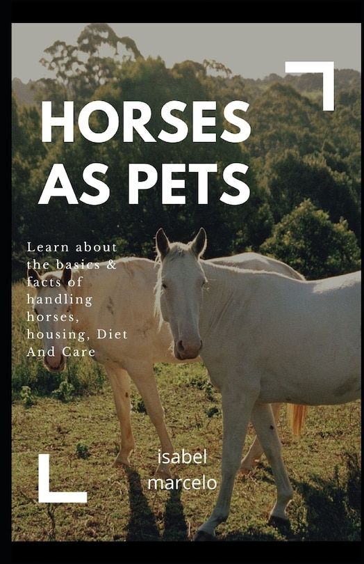 Front cover_Horses as Pets