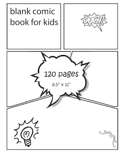 Front cover_blank comic book for kids