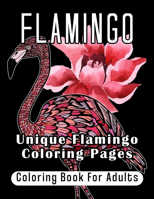 Couverture_Flamingo Coloring Book For Adults