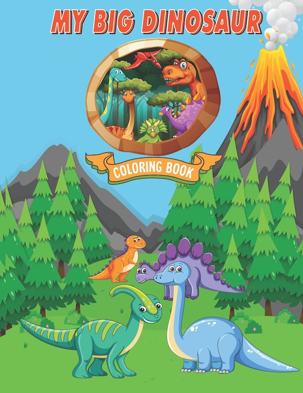 Front cover_My Big Dinosaur Coloring Book