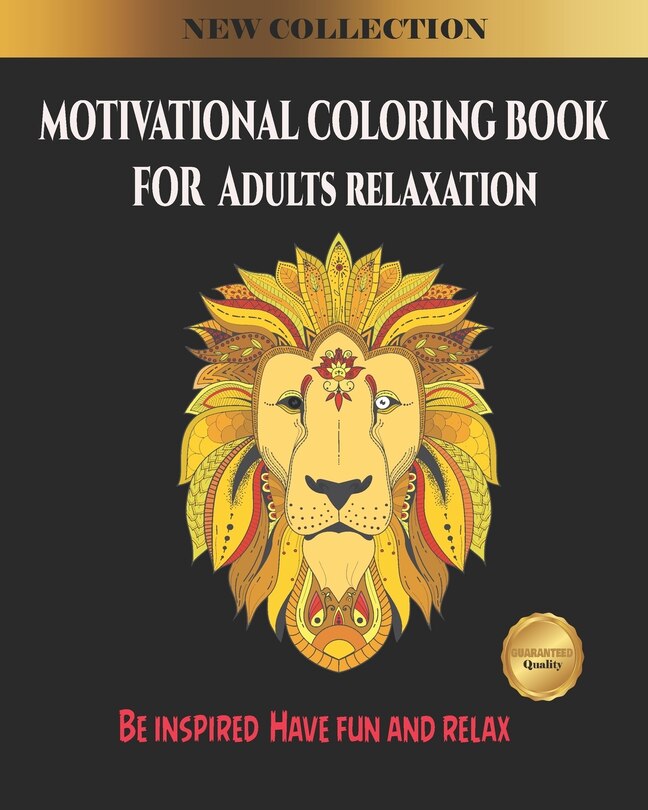Couverture_Motivational coloring book for Adults Relaxation