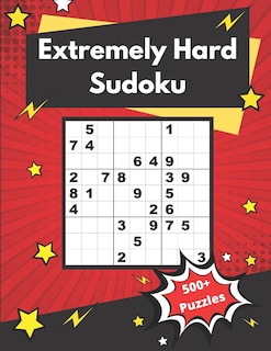 Couverture_Extremely Hard Sudoku