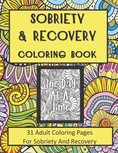 Front cover_Sobriety and Recovery Coloring Book