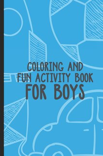 Couverture_Coloring And Fun Activity Book For Boys