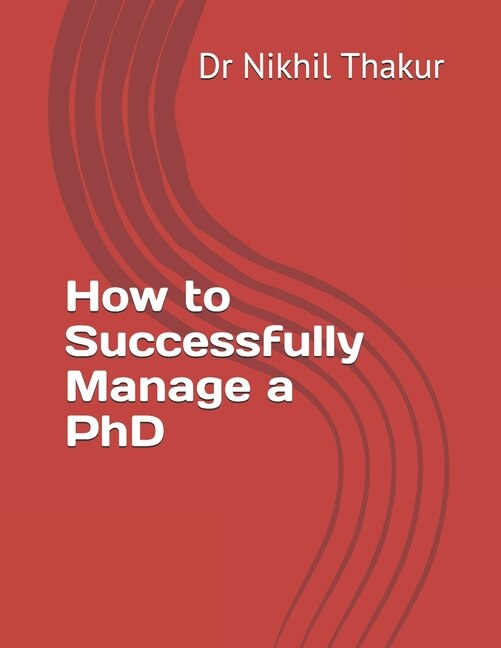 Couverture_How to Successfully Manage a PhD