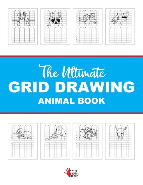 Front cover_The Ultimate Grid Animal Drawing Book