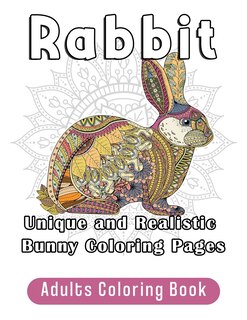 Front cover_Rabbit Adults Coloring Book