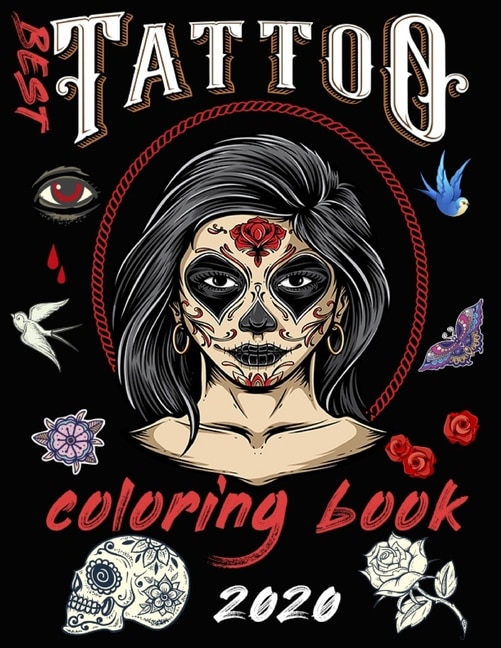 Couverture_best tattoo coloring book 2020