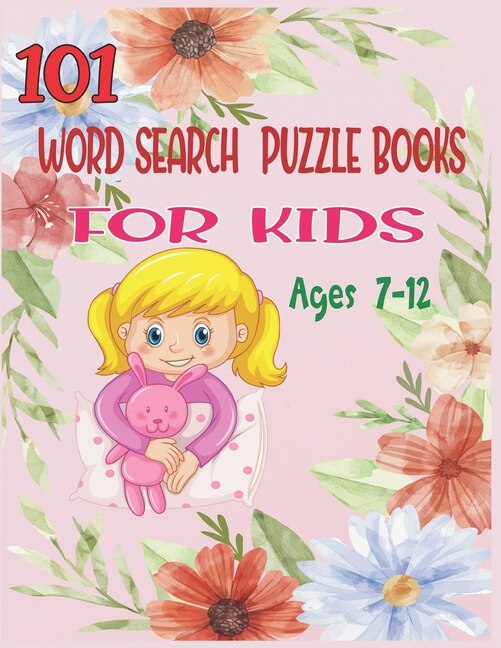 Front cover_101 Word Search Puzzle Books For Kids Ages 7-12