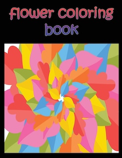 Front cover_flower coloring book