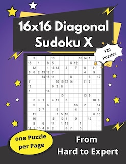 Couverture_16x16 Diagonal Sudoku X
