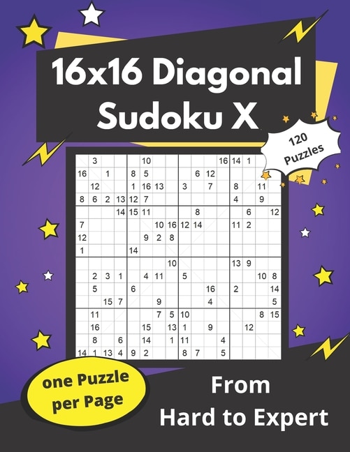Couverture_16x16 Diagonal Sudoku X