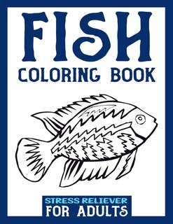 Couverture_Fish Coloring Book Stress Reliever for Adults