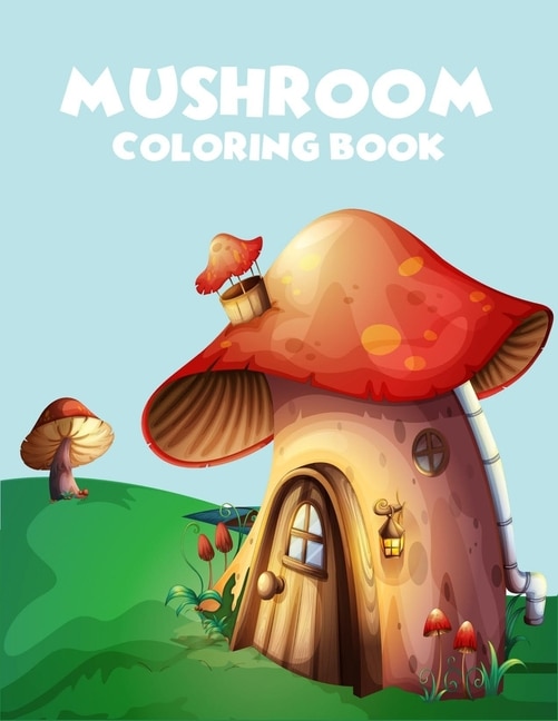 Front cover_Mushroom coloring book