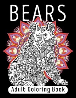 Front cover_Bear Adult Coloring Book