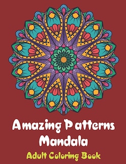 Front cover_Amazing Patterns Mandala Adult Coloring Book