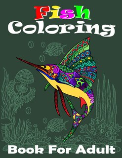 Front cover_Fish Coloring Book For Adult
