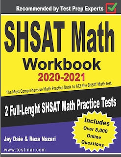 Front cover_SHSAT Math Workbook 2020-2021