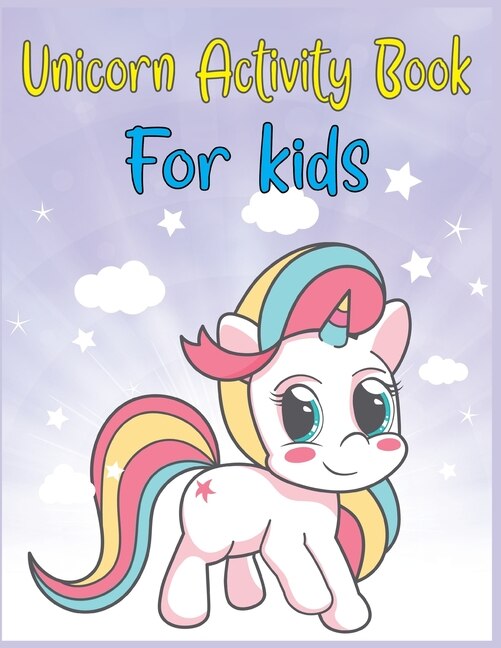 Front cover_Unicorn Activity Book For Kids