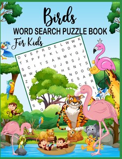 Front cover_Birds Word Search Puzzle Book For Kids