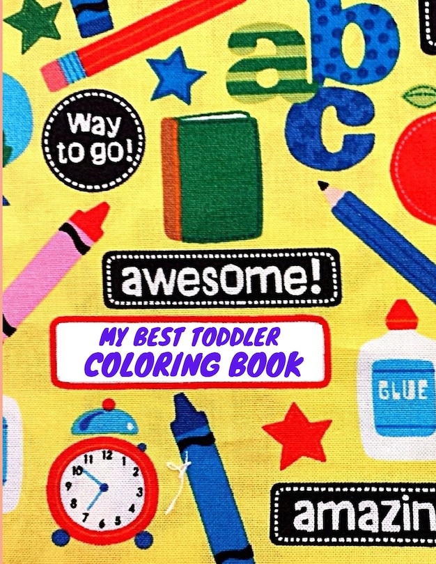 Front cover_My Best Toddler Coloring Book