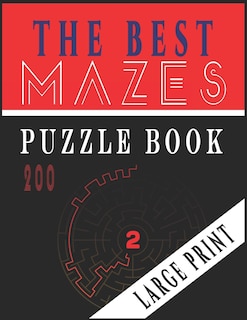 Couverture_The Best 200 Mazes Puzzle Book Large print vol.2