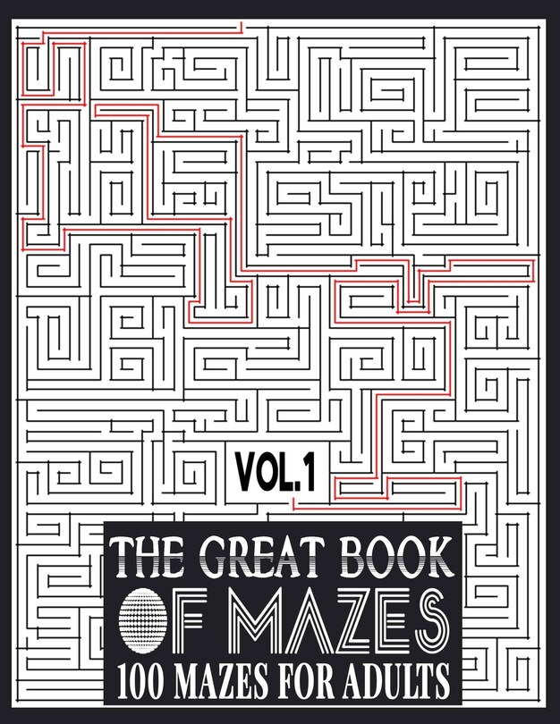 Front cover_The Great Book of Mazes