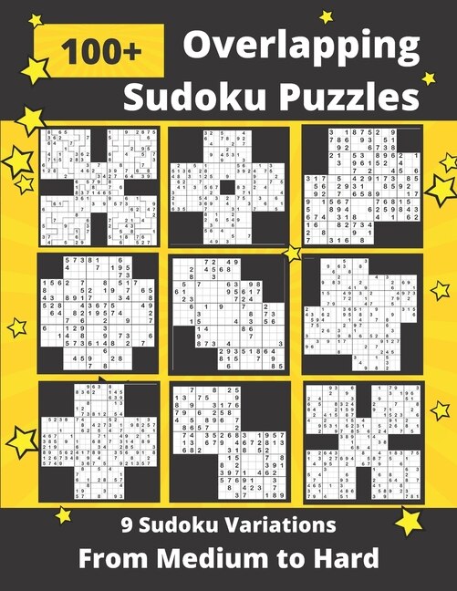 Front cover_Overlapping Sudoku Puzzles Medium to Hard
