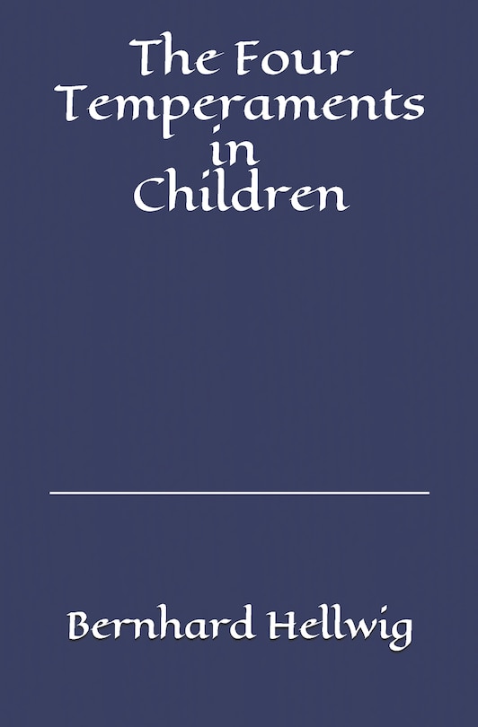 Front cover_The Four Temperaments in Children