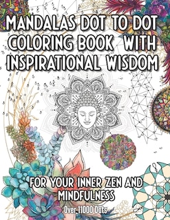 Front cover_Mandala Dot to Dot and Coloring Book with Inspirational Wisdom