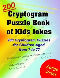 Front cover_Cryptogram Puzzle Book of Kids Jokes