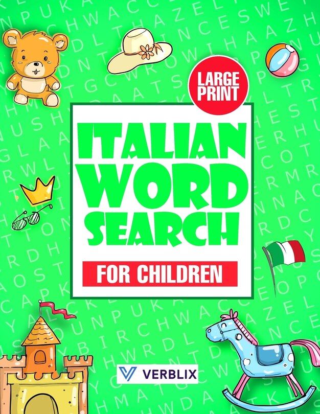 Front cover_Italian Word Search for Children