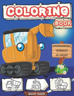 Couverture_Construction Vehicles Coloring Book